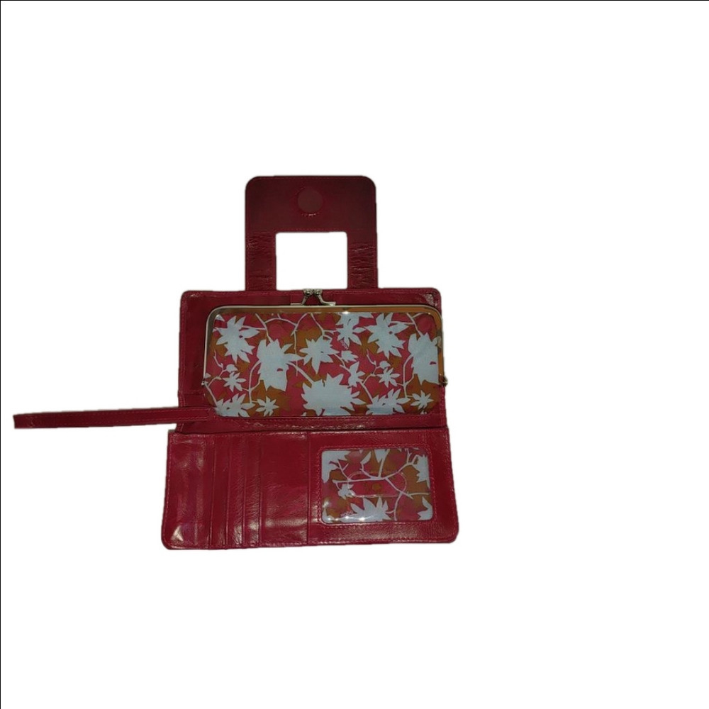 Hobo. Nova Vintage Leather Wallet w. Kisslock & Wanderlust Lining